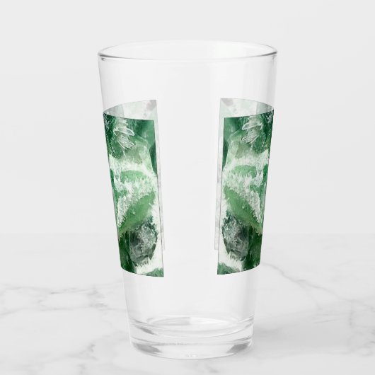 Chloriet Quartz Rock Crystal Cluster Glas (Links)