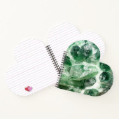 Chloriet Quartz Rock Crystal Cluster Notitieboek (Binnen)