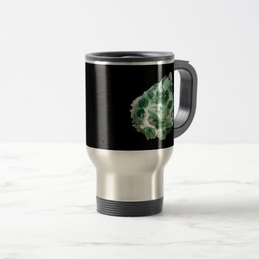 Chloriet Quartz Rock Crystal Cluster Reisbeker (Voorkant rechts)