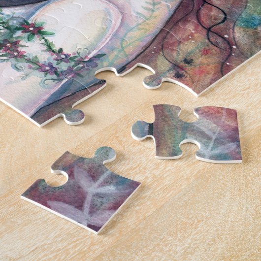 Chloris Godin van Bloemen Puzzel met Blik (Zijkant)