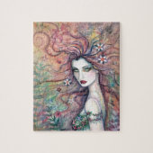 Chloris Godin van de bloemen Puzzel met tin Legpuzzel (Verticaal)