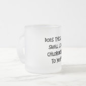 Chloroform Matglas Koffiemok (Voorkant links)