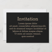 Chloroform Poison Label Style Invitation Kaart (Achterkant)