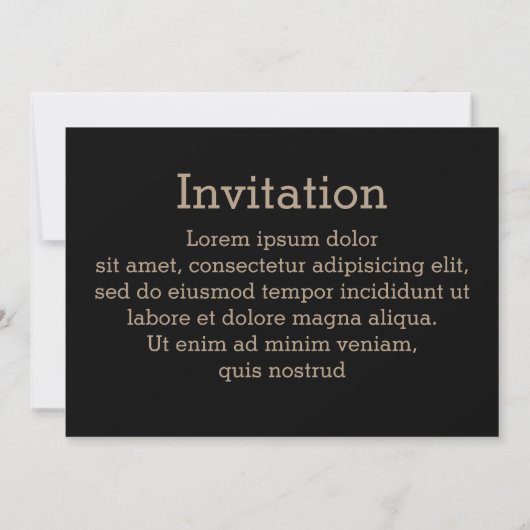 Chloroform Poison Label  Style Invitation Kaart (Achterkant)