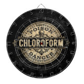 Chloroform  stijlgif label dartbord (Voorkant)