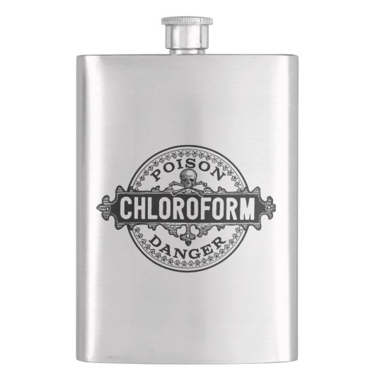 Chloroform  stijlgif label flacon (Voorkant)
