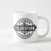 Chloroform  stijlgif label grote koffiekop (Rechts)