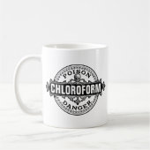 Chloroform stijlgif label mok (Links)
