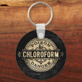 Chloroform stijlgif label sleutelhanger (Voorkant)