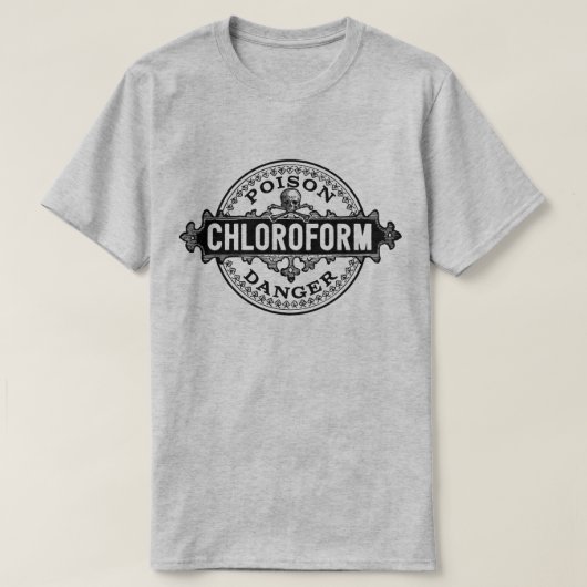 Chloroform  stijlgif label t-shirt (Design voorkant)