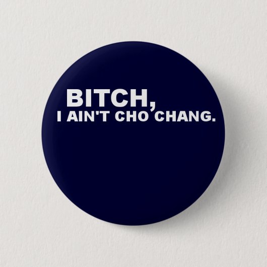 Cho Chang Ronde Button 5,7 Cm (Voorkant)