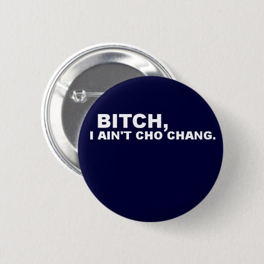 Cho Chang Ronde Button 5,7 Cm (Voorkant /achterkant)