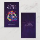 Cho ku Rei in kleurrijke splaatstin Visitekaartje (Voorkant / Achterkant)