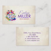 Cho ku Rei in kleurrijke splaatstin Visitekaartje (Voorkant / Achterkant)