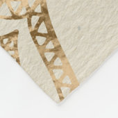 Cho Ku Rei - pastel gold lotus mandala Fleece Deken (Hoek)