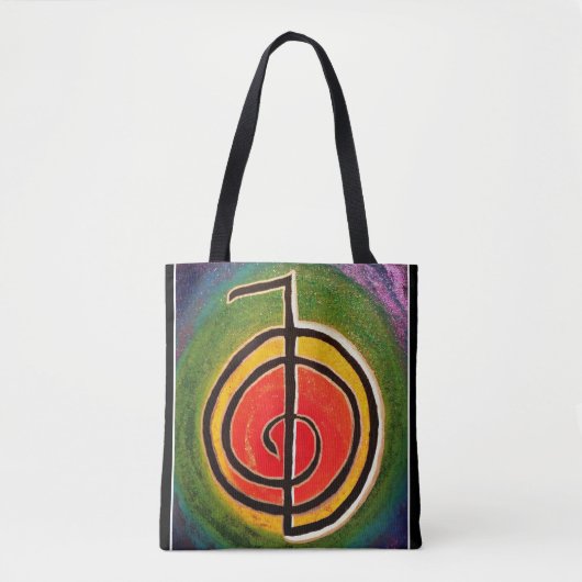 Cho-Ku-Rei Reiki Symbool - Oorspronkelijk kunstwer Tote Bag (Voorkant)