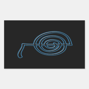 Cho Ku Rei Reiki Symbool Rechthoekige Sticker