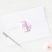 Cho Ku Rei Reiki Symbool voor genezing Ronde Sticker (Envelop)