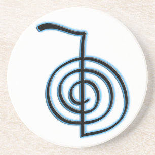 Cho Ku Rei Reiki Symbool Zandsteen Onderzetter