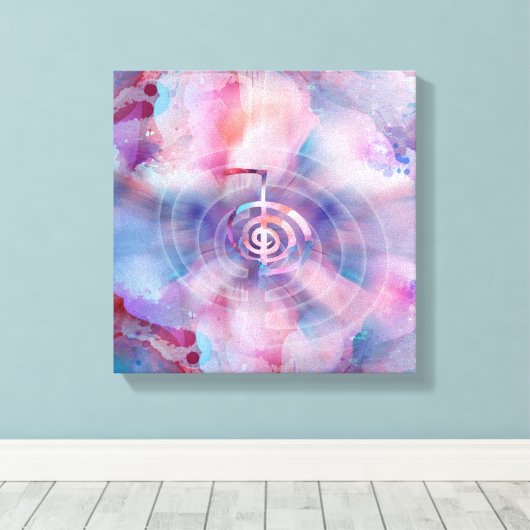 Cho Ku Rei - Zachte Waterverf Canvas Afdruk (Insitu (Houten vloer))