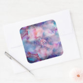 Cho Ku Rei - Zachte Waterverf Vierkante Sticker (Envelop)