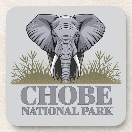 Chobe Nationaal Park Botswana Bier Onderzetter (Voorkant)