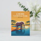 Chobe National Park Botswana Briefkaart (Staand voorkant)