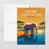 Chobe National Park Botswana Briefkaart (Voorkant / Achterkant)
