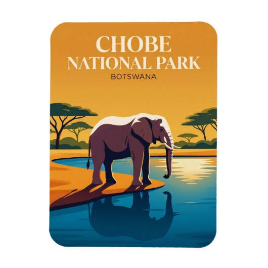 Chobe National Park Botswana Magneet (Verticaal)
