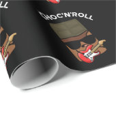 Choc and Roll Grappige Chocolade Pun Donker BG Cadeaupapier (Rol Hoek)