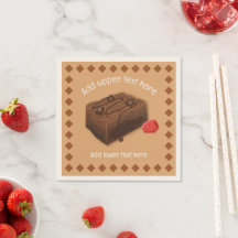 Choc Brownie Square en Raspberry - uw gebeurtenis 