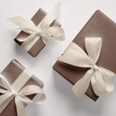 Choc Bruine Solid Color 9C7F74 Inpakpapier Vel