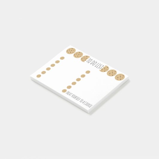 "Choc Chip Cookie" om lijst te doen Post-it® Notes (Schuin)