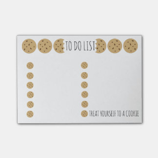"Choc Chip Cookie" om lijst te doen Post-it® Notes
