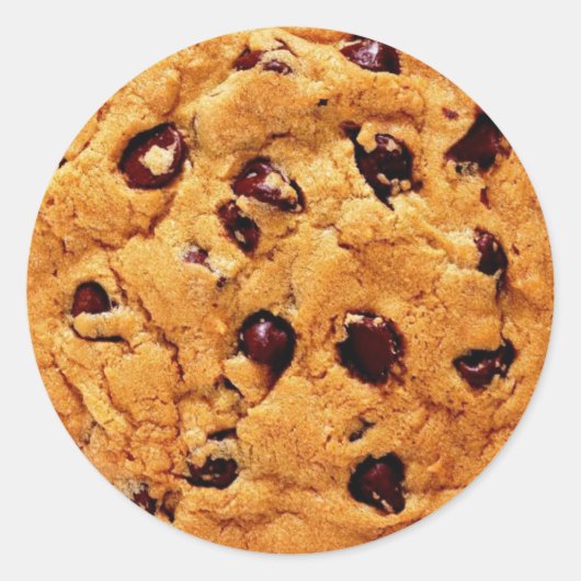Choc chip cookie stickers (Voorkant)