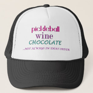 CHOC-herhalen PICKLEBALL WINE Trucker Pet