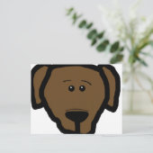 choc Lab Briefkaart (Staand voorkant)