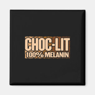 Choc Lit Melanin Zwarte Geschiedenis Maand Trots Z Magneet