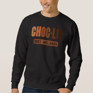 Choc Lit Melanin Zwarte Trots Geschiedenis BHM Afr Trui