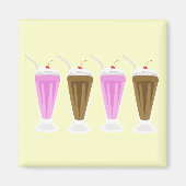 Choc + stromilkshake magneet (Voorkant)