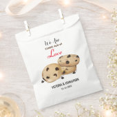 Choc vol liefde Cookie Dank je | Weddenschap Bedankzakje (Geknipt)