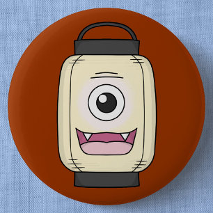 Chochin-obake (Papierlantern-ghost) Ronde Button 5,7 Cm