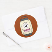 Chochin-obake (Papierlantern-ghost) Ronde Sticker (Envelop)