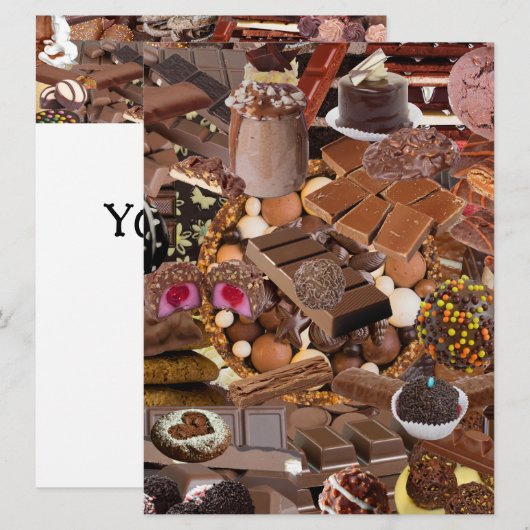 Chockablock chocolaatjes (Voorkant / Achterkant)