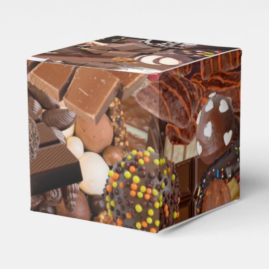 Chockablock chocolaatjes bedankdoosjes (Voorkant Zijde)