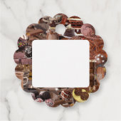 Chockablock chocolaatjes bedankjes labels (Achterkant)