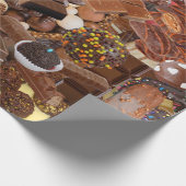 Chockablock chocolaatjes cadeaupapier (Hoek)