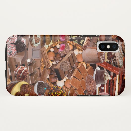 Chockablock chocolaatjes Case-Mate iPhone case (Achterkant (horizontaal))
