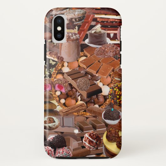 Chockablock chocolaatjes Case-Mate iPhone case (Achterkant)