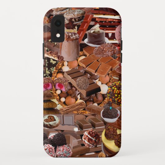 Chockablock chocolaatjes Case-Mate iPhone case (Achterkant)